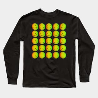 Acid House Smiley face Long Sleeve T-Shirt